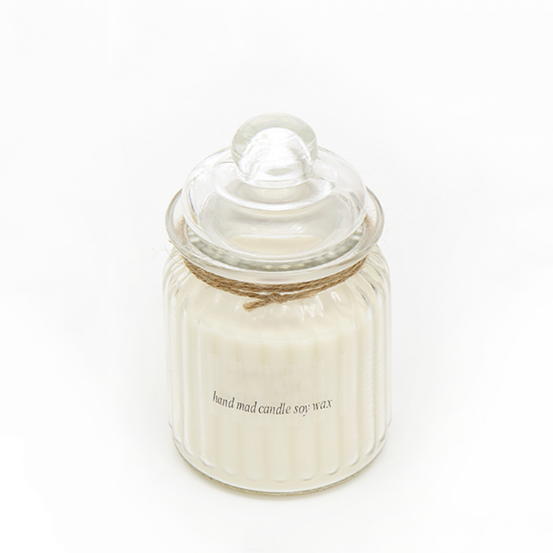 Hand poured scented natural soy wax candles with private label for home decor and fragrance